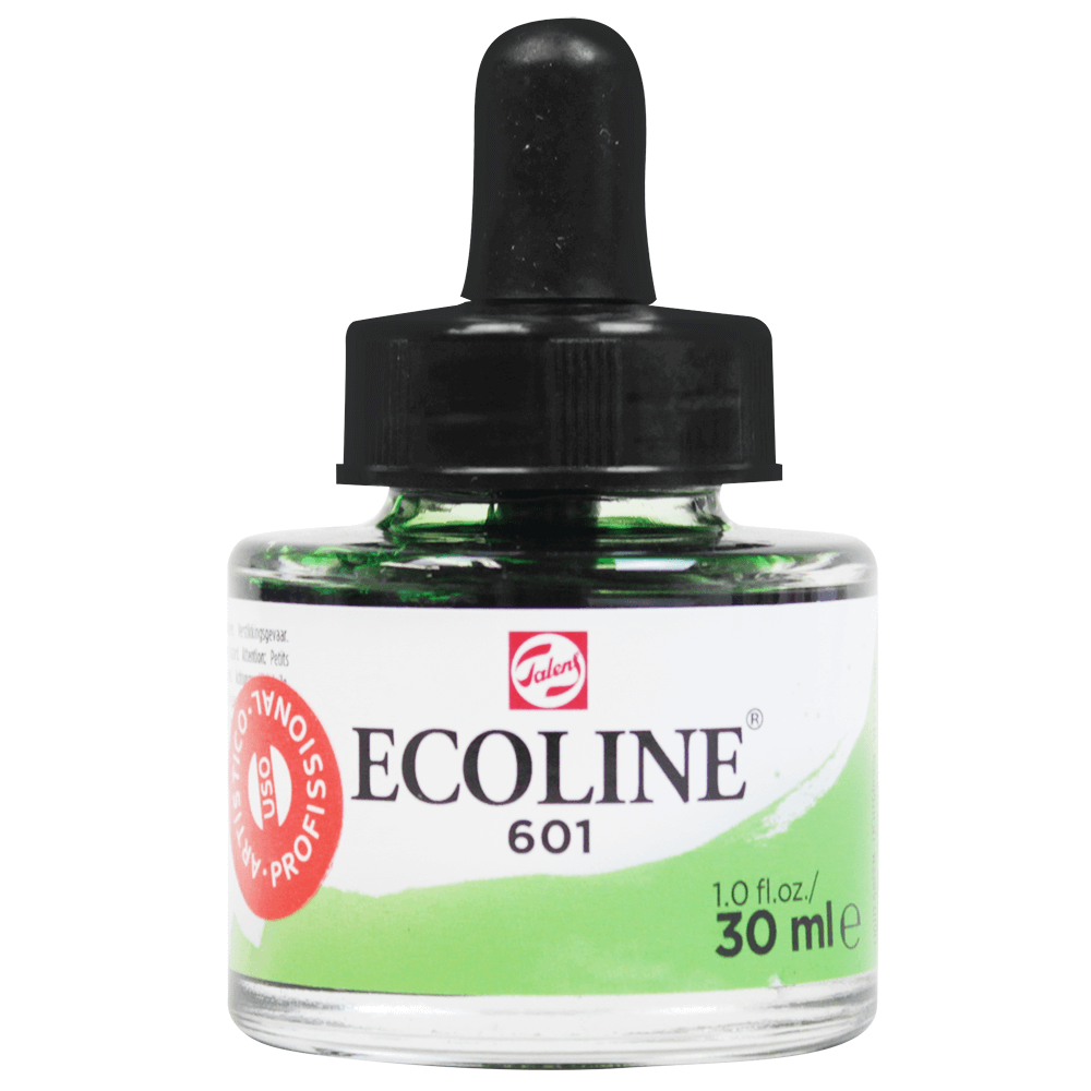 Aquarela Líquida Ecoline Talens 30ml 601 Light Green